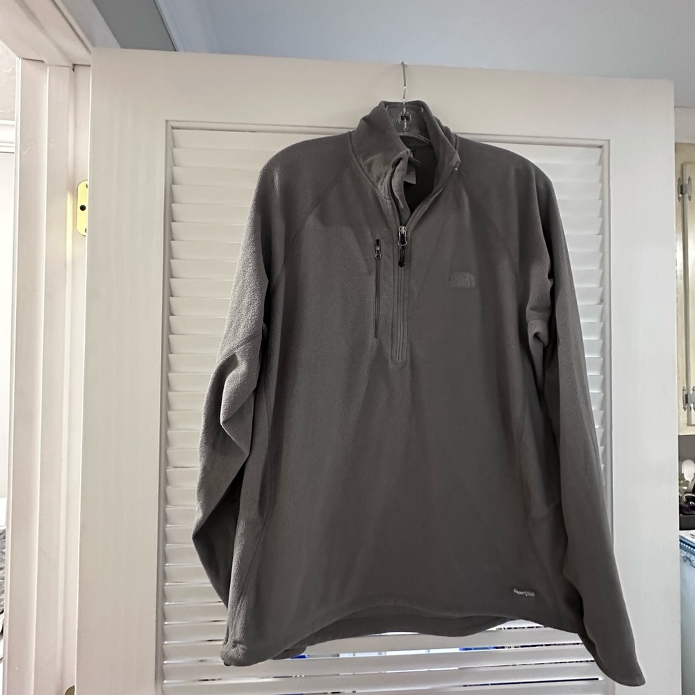 The North Face Gray Quarter-Zip Fleece Pullover